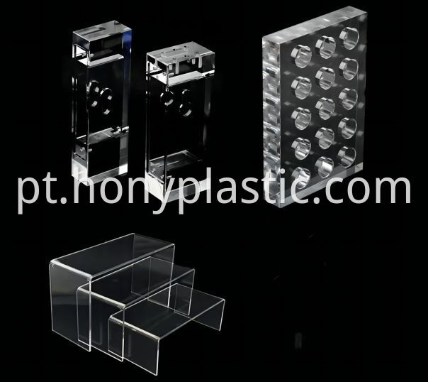 transparent Acrylic CNC Machining Parts1